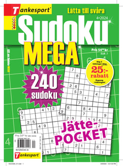 Allt om sudoku MEGA nr 4-24