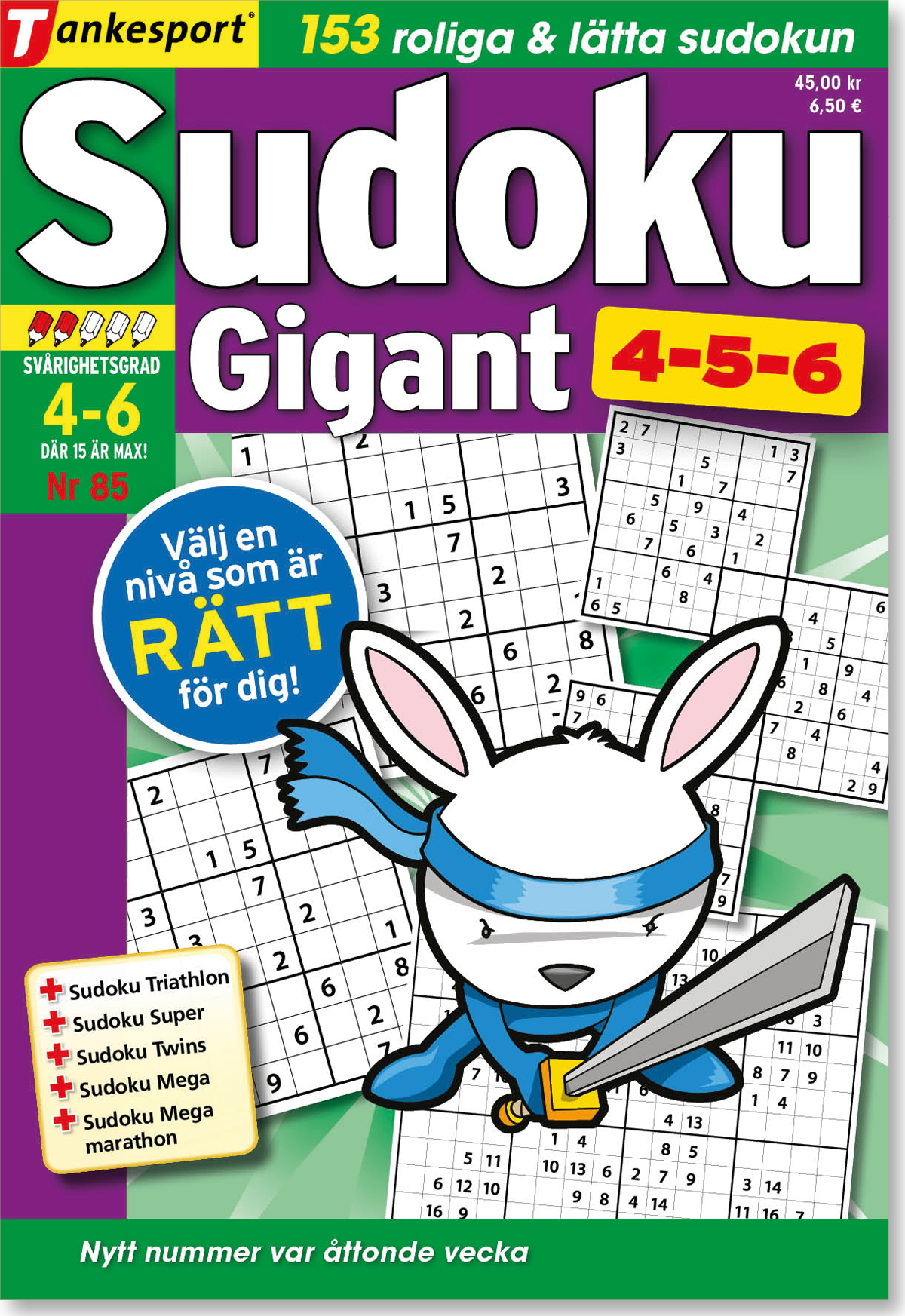 Sudoku Gigant 4-5-6 nr 85