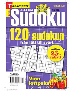 Allt om Sudoku - nr 7