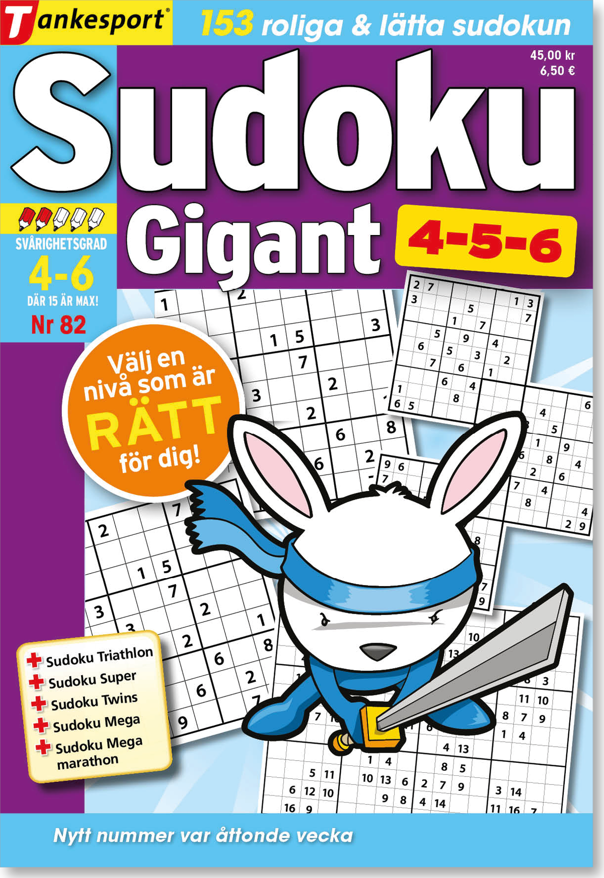 Sudoku Gigant 4-5-6 - nr 82